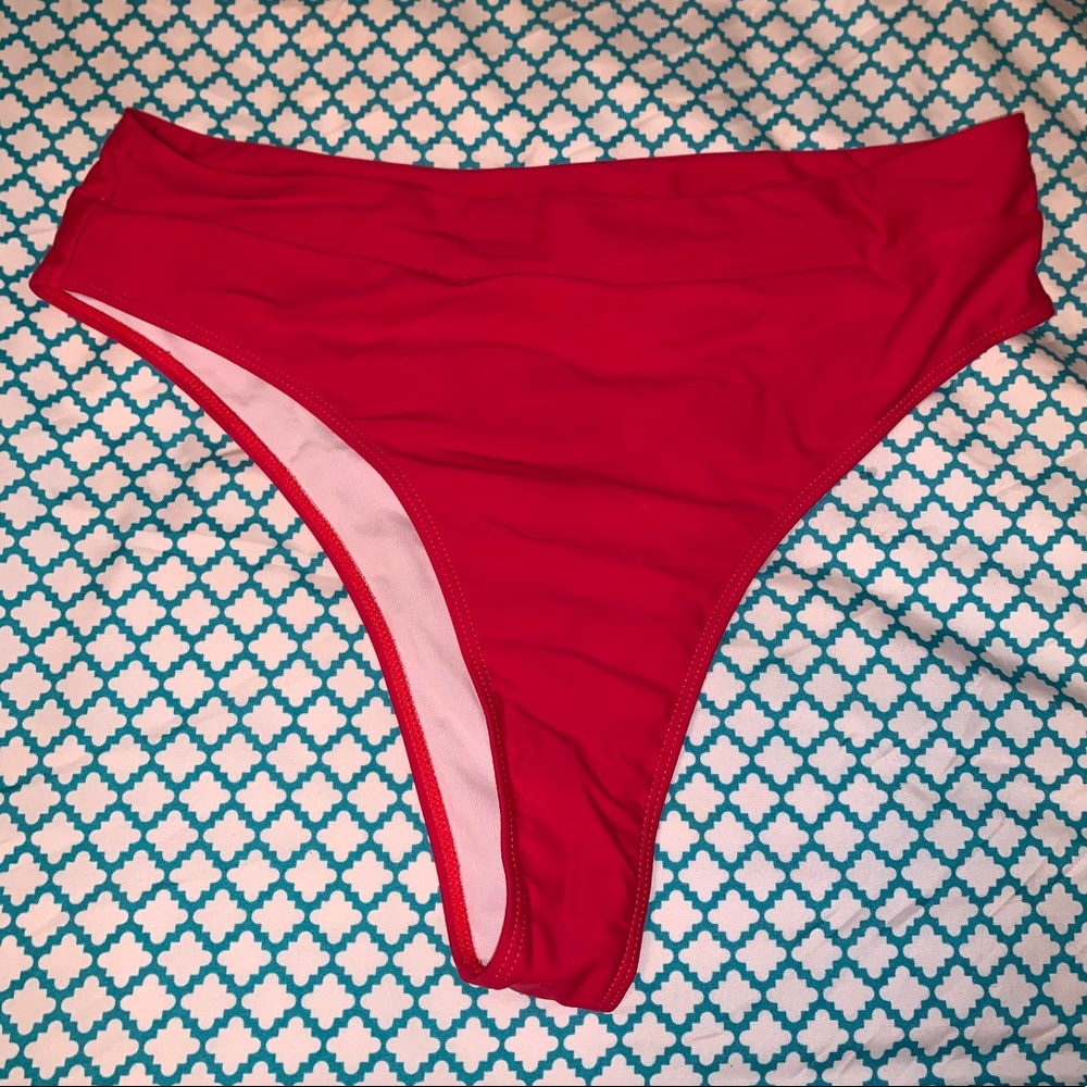 Red Cheeky Swim